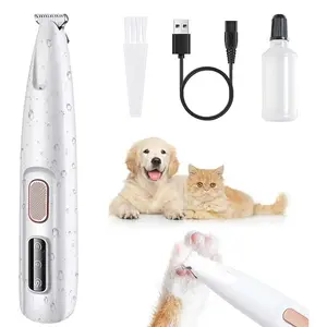Ultra-Low Noise Pet Grooming Clippers Set - Precise Cut,pet hair removal tool， Waterproof Rechargeable, with Replacement Blades, for Small Dogs & Cats Paws, Daily Grooming Use
