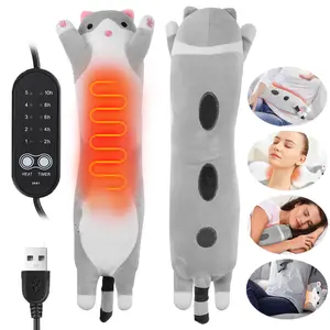 Cat Heating Pad for Period, Multifunctional Heating Pad, USB Menstrual Belly Heating Pad, Neck Shoulder Waist Back Abdomen Heat Relaxation Pad, Cute Stuff Stuffed Animals Funny Gifts for Women Teen Girls Kids Daughter Wife Cat Lovers Birthday Christmas