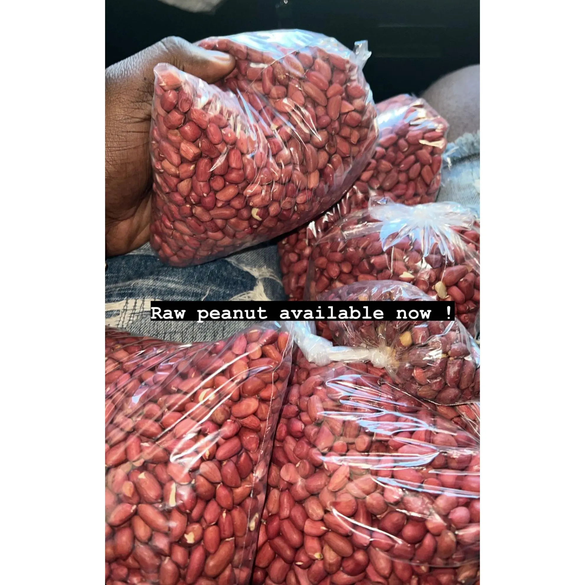 Jamaica Peanut Raw - Organic Jamaican Grown Raw Peanuts for Strong Back Porridge Brittle & Candies 1 Pack
