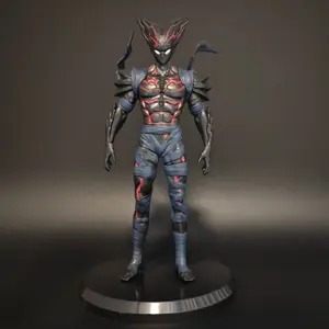 New One Punch Man Starry Sky Wolf Anime Action Figure Model Desktop PC Case Accessory Figurine, Collectible Desk Decoration, Perfect Gift