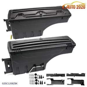 Fit For 2015-19 Ford F-150 Rear Left&Right Lockable Storage Truck Bed ToolBox
