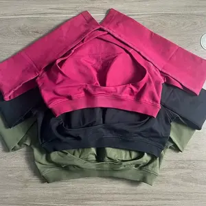 Df~ Dynamic Long Sleeve Crop Top with Logo Women Short Sleeve Yoga Top Light Weight Gym Crop Top Seamless Bicycle Sports Long SleeveYoga clothes, 0-degree comfort, skin-friendly