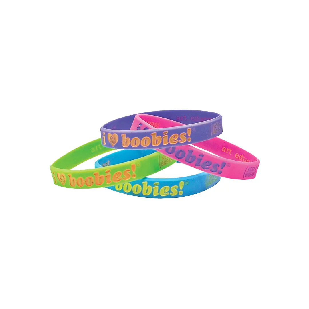 i love boobies! Bracelet Bundle - Neon Punch and Neon Cactus Minis
