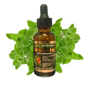Aceite de Oregano 30ml (1.01oz) - 100% Natural - High Potency Oregano Oil – 70% Carvacrol | 100% Natural | 30mL Dropper | Ultra-Pure Oregano Oil -  Mediterranean Quality