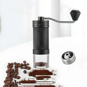 Hand-Cranked Italian Style Coffee Bean Grinder, Portable Home Small Drip Steel Core Grinder, Compact Household Coffee Grinding Machine
