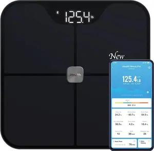 iHealth Nexus PRO Digital Bathroom Scale, Body Weight and Composition Health Analyzer with Smart Bluetooth APP to Monitor Body Fat, BMI, Muscle Mass