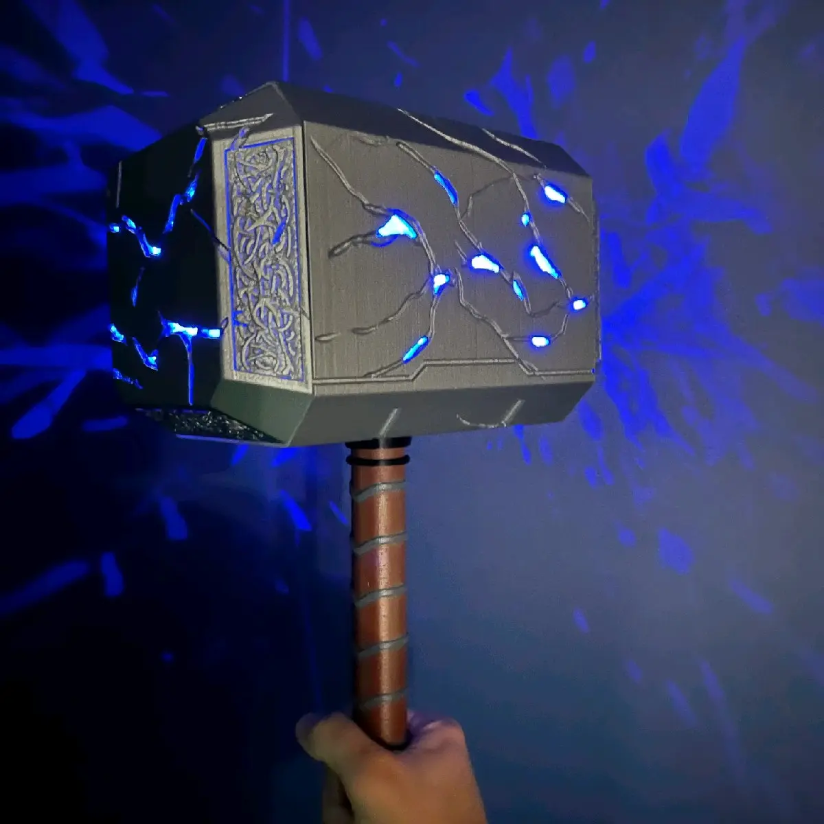 ReForged Mjolnir with Led lights