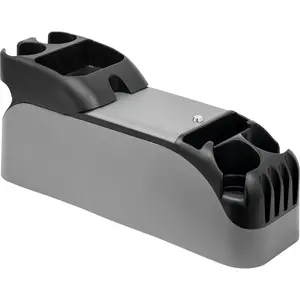 Center Console for Minivans and SUVs, Middle Van Console, Extra Cup Holders, Large Storage, Made in USA (Gray)