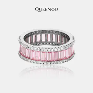 【825】Promotional Event Pink Radiance Cubic Ziconia Ring - Anniversary/Birthday/Daily/Engagement/Wedding/Promise/For Women/For Girl/For Her
