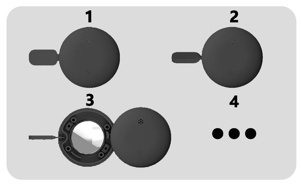 Smart Finder Compatible with Apple Find My ( iOS Only ), Bluetooth Tracker Device with Magnetic Accessory & Keychain Container, Car Tracker Smart Finder Compatible with Apple Find My ( iOS Only ), Bluetooth Tracker Device with Magnetic Accessory & Keychain Container, Car Tracker