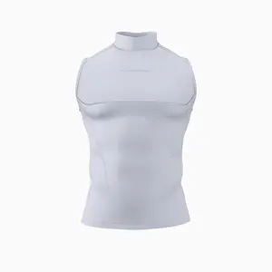 Sleeveless Turtleneck Compression Shirt