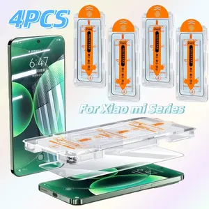 4-Pack Xiaomi Cc9 Mix3 8 Lite 9lite 9x 9t 9tpro 10tpro 11i 12t 12t Pro 13 14 15 Protective Screen Protector, HD Tempered Glass, Easy Install, Anti-Scratch, Accessories