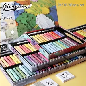 Macaron Oil Pastel Crayons, 24-48 Vibrant Colors, Multifunctional Brushes for Crafts, Sketching, Coloring, Ideal for Students and Artists