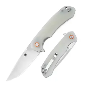 KLAKEN J146 RIDGE, D2 Blade with G10/Micarta Handle EDC Folding Camping Pocket Knife Survival Equipment Set Survival Tools