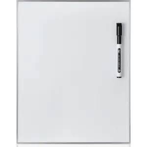 Dry Erase Board 14" x 11" with Black Dry Erase Marker - Includes Small White Dry Erase Board for Wall Use