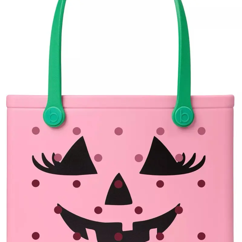 Bogg Baby Bogg Bag Limited Edition Halloween Bogg O'Lantern  – 15” x 12.5” x 5” – Durable, Washable, Tip-proof – Beach, Pool, Boat, Work, Sports