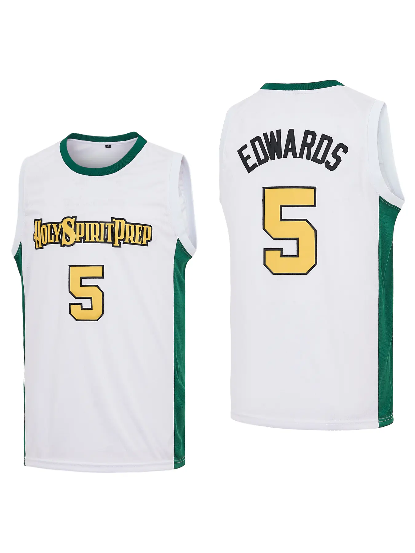 Men's HolySpiritPrep #5 EDWARDS Holy Spirit High School Basketball Jerseys Embroidery Vintage Classic Shirt For Sport
