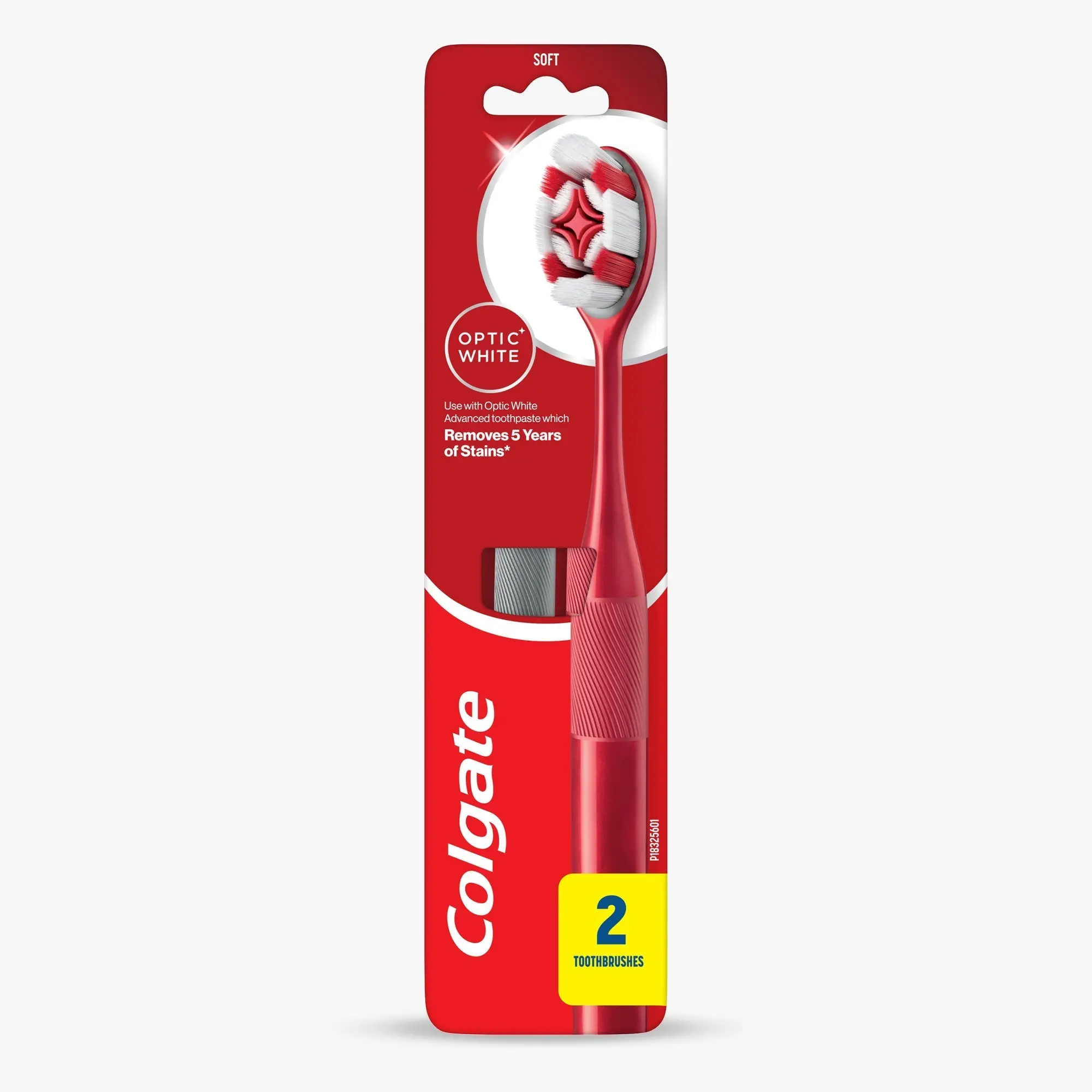 Colgate Optic White Soft Toothbrushes 2 Pack