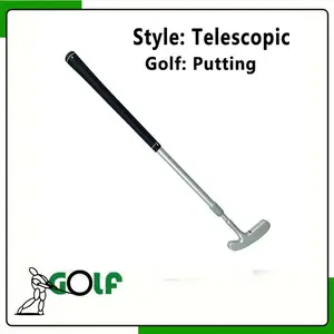 Adjustable Golf Push Putter for Teens Kids Adults, Extendable Dual-Faced Head Practice Tool, Indoor Outdoor Use, Universal Golf Training Aid