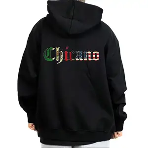 Chicano Mexican AMERICAN QUOTE STYLE Clothes Lowrider Clothes Oversized Graphic Tee Medium Heavy Sweatshirt Hoodie for Men & Women S-5XL Loose Fit Unisex Streetwear Top