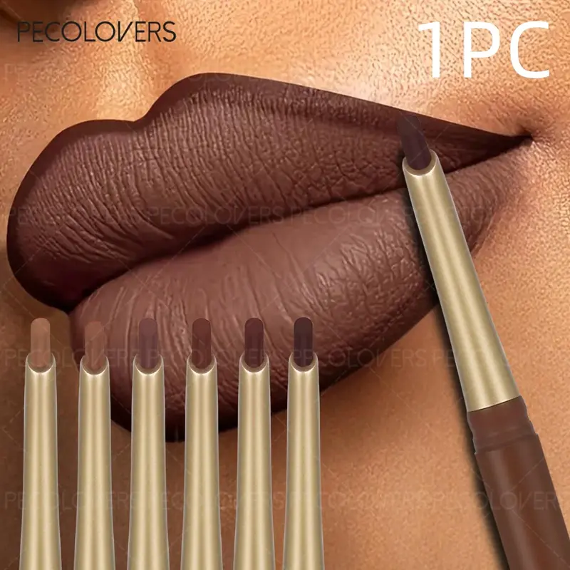 Waterproof & Sweat-Proof Lip Liner Pen, Matte Finish, Non-Stick Cup, Long-Lasting Lip Color, Perfect for Daily Use, Lip Liner Pencil, Lipliner