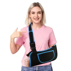 Arm Sling Shoulder Immobilizer for Men and Women, Adjustable Rotator Cuff Support Brace, Fit Left or Right, Comfortable Medical Slings for Elbow and Wrist Injury, Forearm Fracture, Surgery Recovery