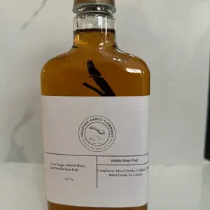 Vanilla Bean Pod Simple Syrup