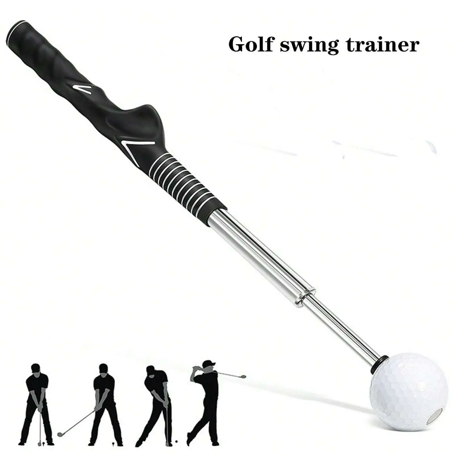 Golf Swing Practice Stick Telescopic Golf Training Aid with Nonslip Rubber Handle Golf Training  Warmup Practice Stick&nbsp;Valentines Day Gift