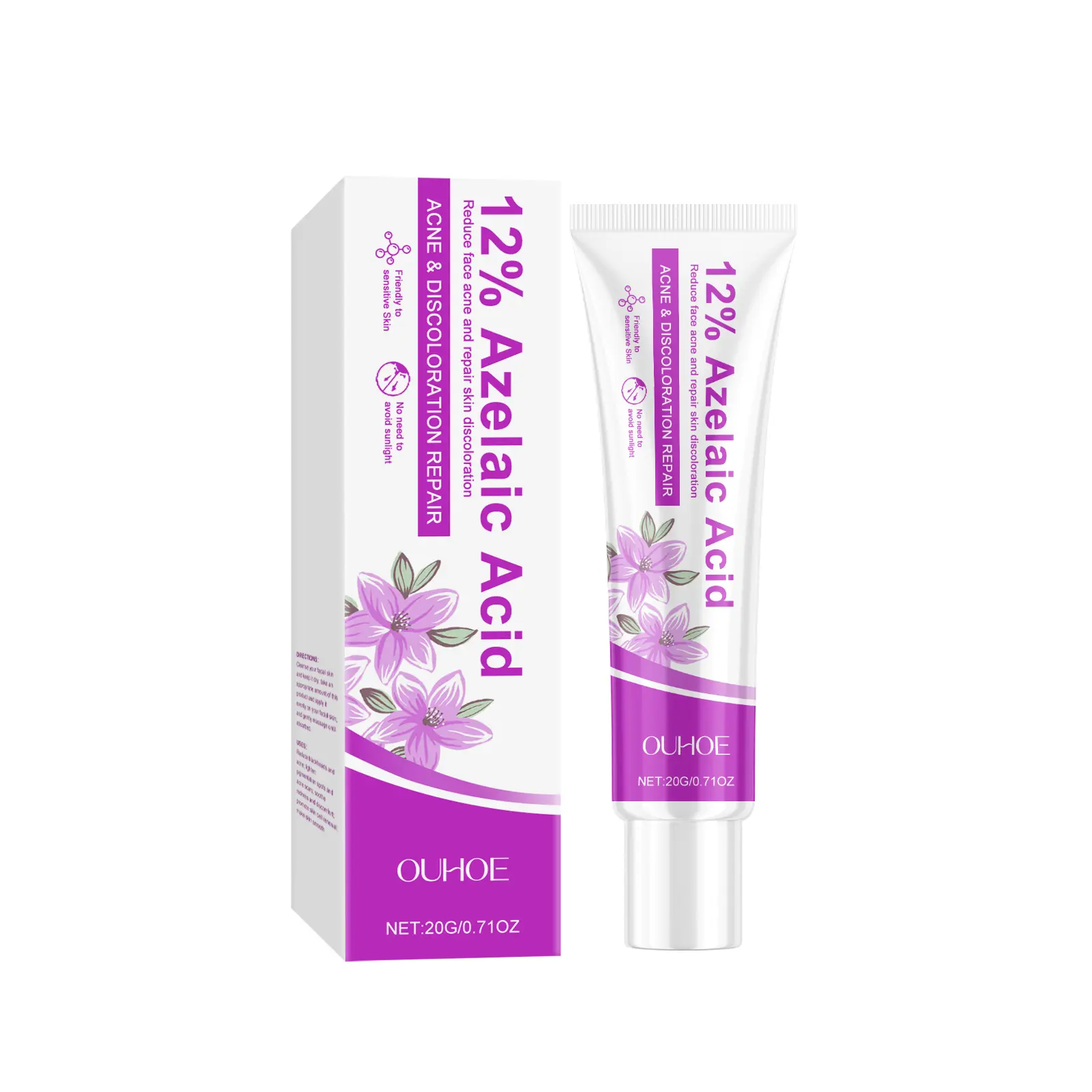 Azelaic Acid 12% Cream - Facial Dark Spot Remover with Salicylic Acid for Blemish Relief & Barrier Support for Acne Prone Skin, Lightweight & Cruelty Free Formula, Black Spot Corrector