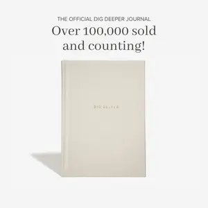 Dig Deeper Journal, 1 Count 180 Tips to Shape Intention, Mend Your Spirit, and Foster Growth, Office Stationery & Supplies, Journal Notebook