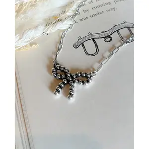 Western Bubble Bow Necklace