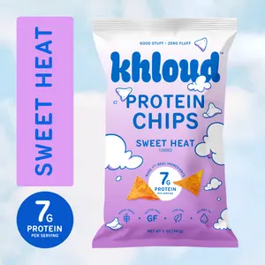 Sweet Heat Khloud Protein Chips by Khloe Kardashian | 7g of Protein Per Serving | No Seed Oils | Gluten-Free | Available in 4pk or 12pk