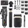 Men's Electric Shaver Set Clipper with LED Display, USB Rechargeable, Cordless Rechargeable Shaver, 7000 Speed, Home Grooming & Salon Use, Perfect Gift for Men, Beard Hair Shaver, Rechargeable Shaver Kit, Rechargeable Shaver Machine