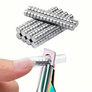 10-Piece Magnetic Nail Art Kit, Professional Cat Eye Nails, Strong Reusable Cylindrical Magnets, Fragrance-Free, DIY Nail Accessories, Manicure