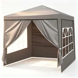 Ideal for Camping, BBQs & Gatherings – Lightweight Easy Setup 6.5x6.5FT Four Sides Portable Party Tent – Perfect Outdoor Shelter tools tarp family camp