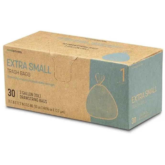 Nine Stars 3 Gal/10L Extra Strong Trash Bag