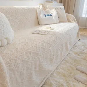 Modern Minimalist Thick Diamond Sofa Cover, Multiple Sizes & Colors Available, Wear-Resistant Non-Slip Easy Clean Pet Scratch Protector, Sofa Slipcover, Soft Sofa Protector, Sofa Couch Protector