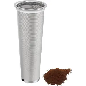 Cold Brew Coffee Filter for 32oz Wide Mouth Mason Jars, Fine Mesh, 304 Stainless Steel Strainer with Seal Ring,  Cold Brew Filter for Iced Coffee Maker, Sun  and More