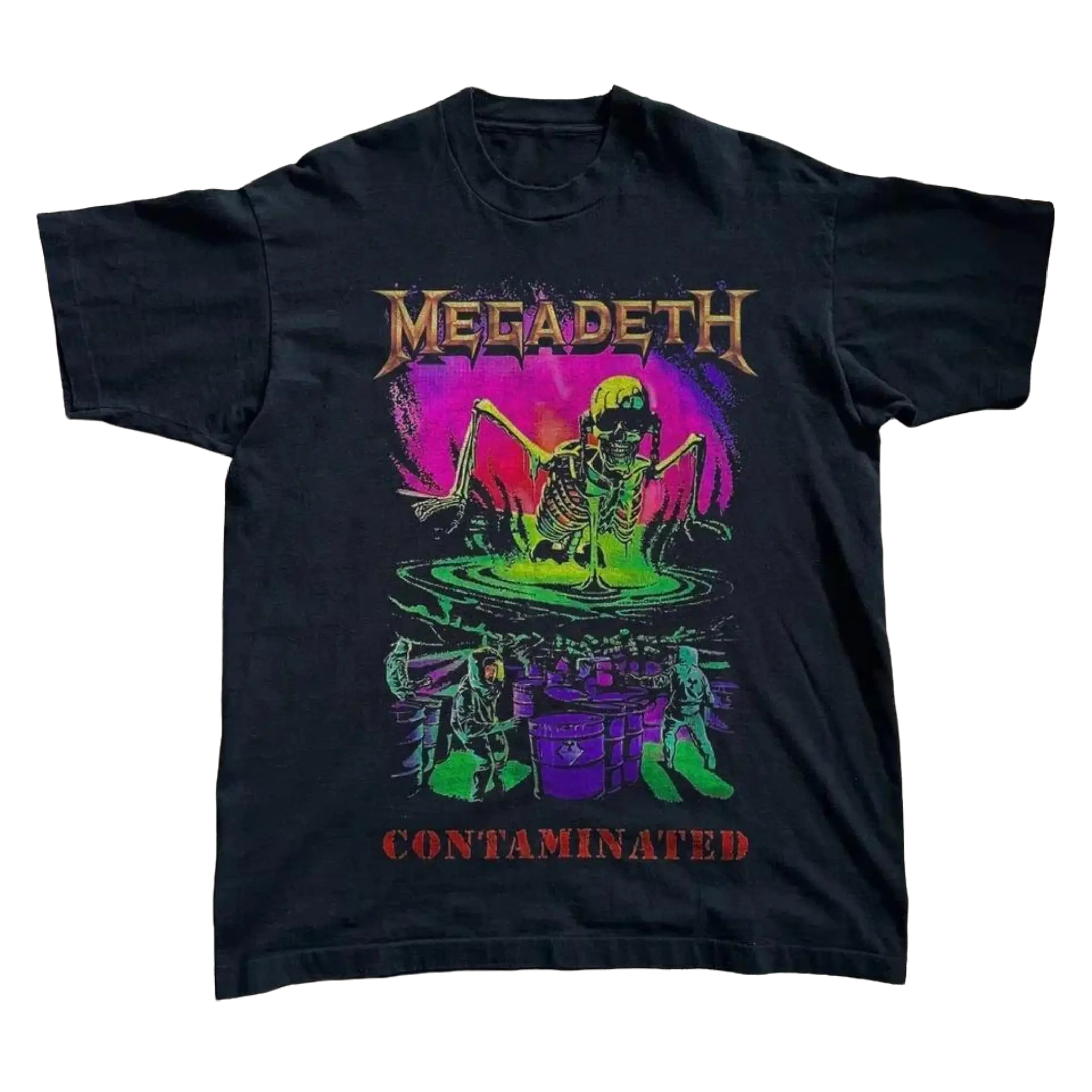 [SALE UP TO 30%] Megadeth Contaminated T-shirt Unisex Black Cotton Size S-5XL, Unisex Shirt Made Using 100% US Cotton, Design & Printed In The USA