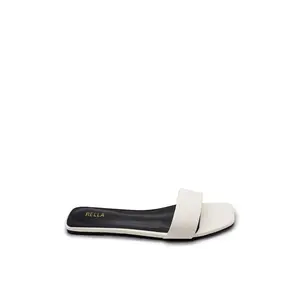 Carmen Flat Sandal - White
