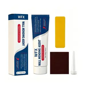 WFX Wall Repair Paste 200g Kit  – Drywall Spackle for Holes, Cracks, Chips & Peeling Paint, Stain Cover Wall Patch with Scraper & Sandpaper DIY