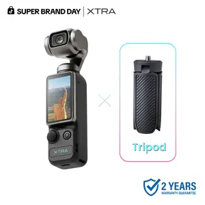 Xtra Muse Vlogging Camera  with 1'' CMOS 4K/120fps Videos 3-Axis Gimbal Stabilizer Fast Focusing Face/Object Tracking Portable Handycam Camcorder