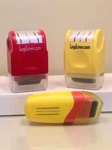 LegiLiner Super Sets - 3 Handwriting Stamp Rollers for Kids - Red & Yellow - Helps with Sizing Line Placement UC/LC Discrimination - Perfect for Teachers & Parents