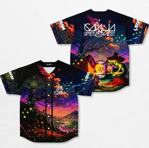 LSDream Ganja White Night Edition Rave Baseball Jersey