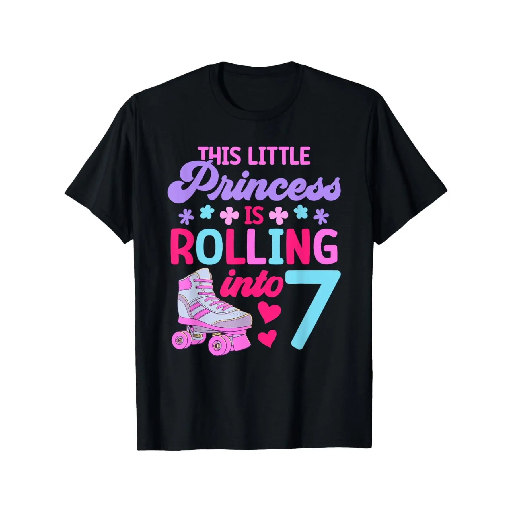Men's Vintage Streetwear T-Shirt, 100% Cotton Shortsleeve Top with a Retro Roller Skate Graphic Print