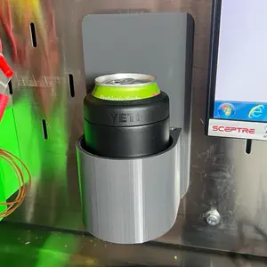 Cup holder, coffee mug, bottle holder| Hutch Mount for Snap On or Icon/US General Series 2 | Toolbox Accessory Plastic Organiser