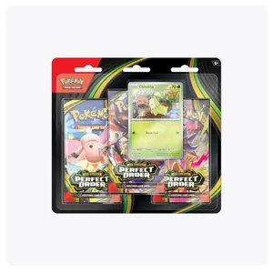 Perfect Order 3 Pack Blister [Chikorita] - ME03: Perfect Order (ME03)
