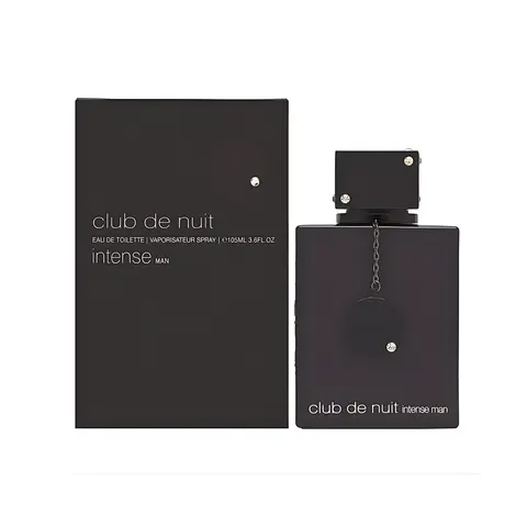 ARMAF Club De Nuit Intense Man Men's Fragrances, 3.6 fl oz EDT Spray Bottle, Citrusy Musky Scent with Fruity Lemon Opening, Woody Notes, Jasmine, Bergamot, Rose Spice & Amber Musk Trail