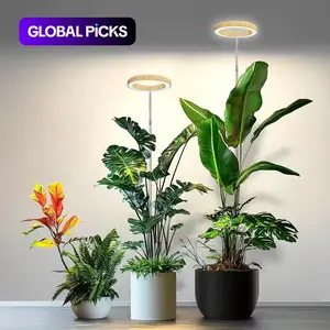 16.0cm Grow Lights for Indoor Plants, Grow Light for Seedlings, Garden Supplies, Full Spectrum Plant Lights for Indoor Growing with 3/9/12H Timer, 3 Color Modes, 10 Brightness, 25.4cm-160cm Height Adjustable Plant Growing Lamp #GLOBAL PICKS