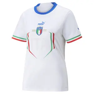 PUMA Womens Italy Away 2223 Replica Crew Neck Short Sleeve Jersey Soccer Cleats  - White